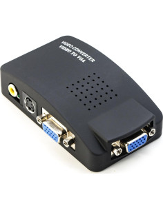 Adaptador Convertidor S-Video a VGA Jujinglobal 100g 2