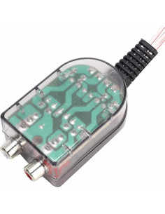 Convertidor de Impedancia de Audio EVGATSAUTO para Coche 2