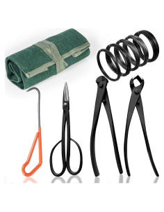 Juego de Herramientas de Bonsai HomeFull 4 Piezas Acero Inoxidable