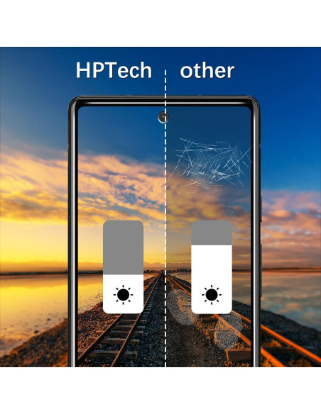 Protector de Pantalla Privado HPTech para Google Pixel 6a 5G
