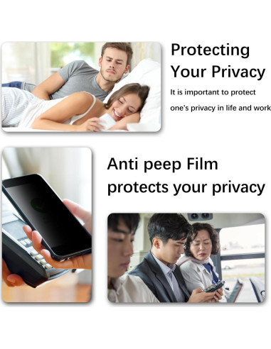 Protector de Pantalla Privado HPTech para Google Pixel 6a 5G