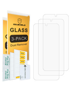 Protector de Pantalla Mr.Shield para Google Pixel 8a - Vidrio Templado 9H - Paquete de 3 2