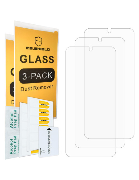 Protector de Pantalla Mr.Shield para Google Pixel 8a - Vidrio Templado 9H - Paquete de 3