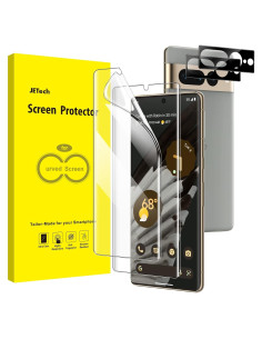 Protector de Pantalla JETech para Google Pixel 7 Pro - TPU Flexible HD