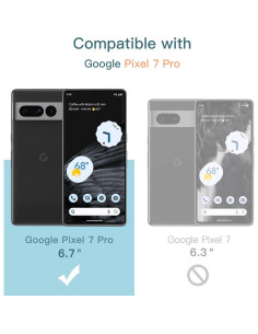 Protector de Pantalla JETech para Google Pixel 7 Pro - TPU Flexible HD 2
