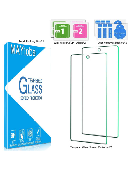 Protector de Pantalla MAYtobe para Google Pixel 7a - Vidrio Templado 0.33mm