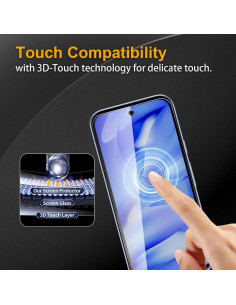 Paquete 3 Protectores Pantalla Privados Nixinioo Google Pixel 9A 2