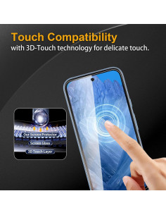 Protector de Pantalla Privado Nixinioo para Google Pixel 8a - 3 Pack 2