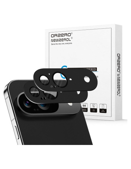 Protector de Lente de Cámara Orzero para Google Pixel 9 - Metal y Vidrio