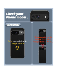 Protector de Lente de Cámara Orzero para Google Pixel 9 - Metal y Vidrio 2