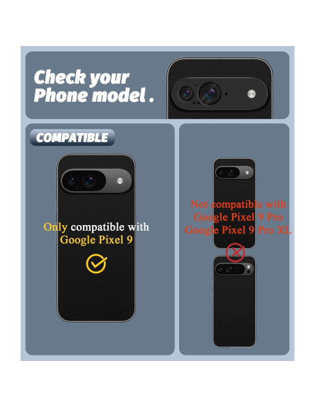 Protector de Lente de Cámara Orzero para Google Pixel 9 - Metal y Vidrio