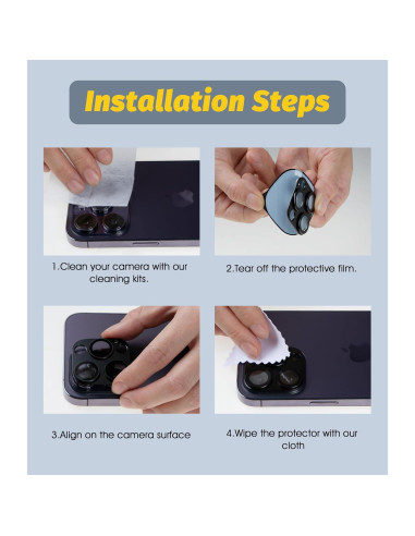 Protector de Lente de Cámara Orzero para Google Pixel 9 - Metal y Vidrio