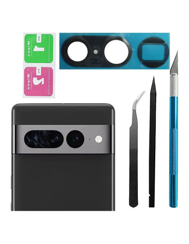 Cristal de Lente de Cámara Trasera Google Pixel 7 Pro con Adhesivo