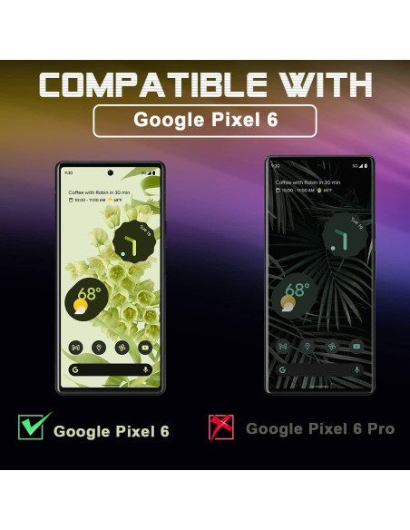 Protector de Lente de Cámara Orzero para Google Pixel 6 - Vidrio Templado HD