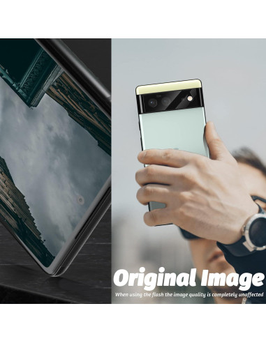 Protector de Lente de Cámara Orzero para Google Pixel 6 - Vidrio Templado HD