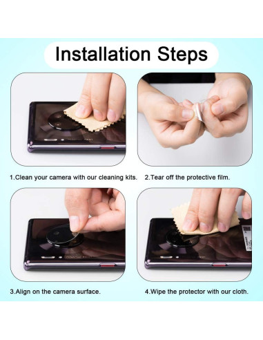 Protector de Lente de Cámara Orzero para Google Pixel 6 - Vidrio Templado HD