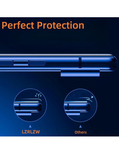 2 Protectores de Pantalla Vidrio Templado LZRLZW para Google Pixel 9/9 Pro