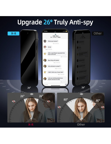 Protector de Pantalla X-it para Google Pixel 9 Privacidad