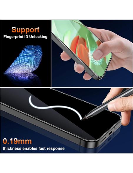 Protector de Pantalla Privado JEHOO para Pixel 9 Pro XL TPU