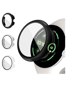 Funda Protectora RICHONE para Google Pixel Watch 3 45mm - 3 Piezas