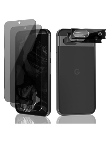 Protector de Pantalla de Privacidad Mikoyi para Google Pixel 8A - Vidrio Templado 9H + Lentes