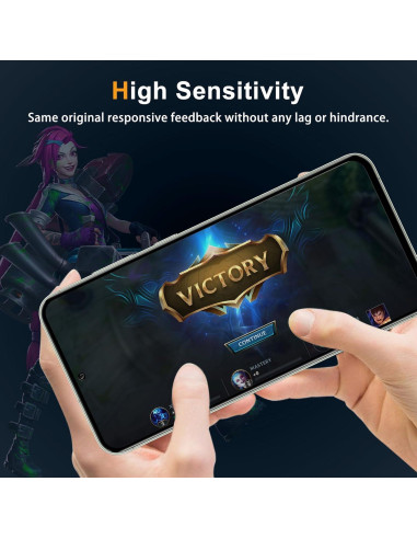 Protector de Pantalla de Privacidad Mikoyi para Google Pixel 8A - Vidrio Templado 9H + Lentes