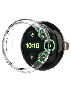 Funda delgada Spigen para Google Pixel Watch 3/2/1 41mm - Transparente