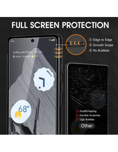 Paquete de 3 Protectores de Pantalla Privados Zonyee para Google Pixel 8 Pro