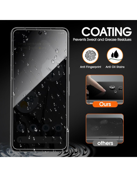Paquete de 3 Protectores de Pantalla Privados Zonyee para Google Pixel 8 Pro Paquete de 3 Protectores de Pantalla Privados Zonyee para Google Pixel 8 Pro