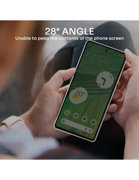 Paquete de 3 Protectores de Pantalla Privados Lokyoo para Google Pixel 7