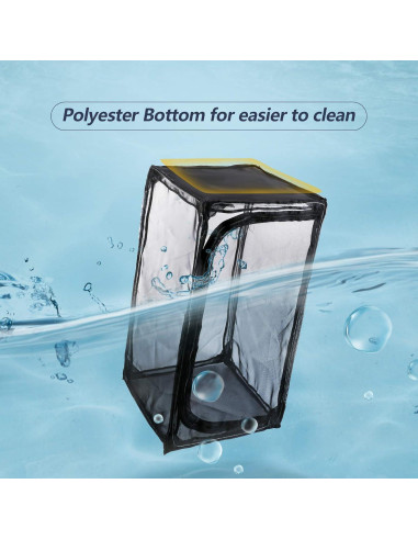 Jaula Plegable para Mariposas Monarca Restcloud 38x38x76cm