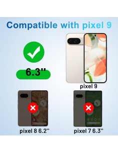 Protector de Pantalla Privado para Pixel 9 5G - 2+2 Pack 2