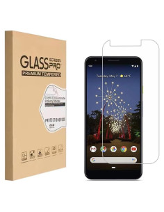 Protector de Pantalla Vidrio Templado ENGFYADSY para Google Pixel 3A XL 6.3" 9H