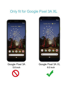 Protector de Pantalla Vidrio Templado ENGFYADSY para Google Pixel 3A XL 6.3" 9H 2