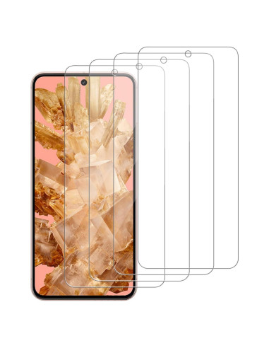 4 Protectores de Pantalla Vidrio Templado iCsapr para Google Pixel 8