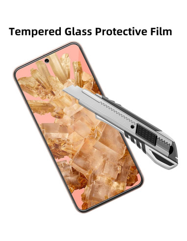 4 Protectores de Pantalla Vidrio Templado iCsapr para Google Pixel 8