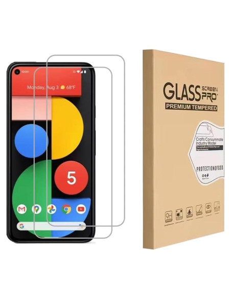 Protector de Pantalla Vidrio Templado HYGAMOCC Google Pixel 5 9H