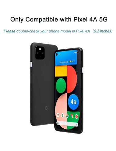 Protector de Pantalla Vidrio Templado ZYHKJYL para Google Pixel 4A 5G
