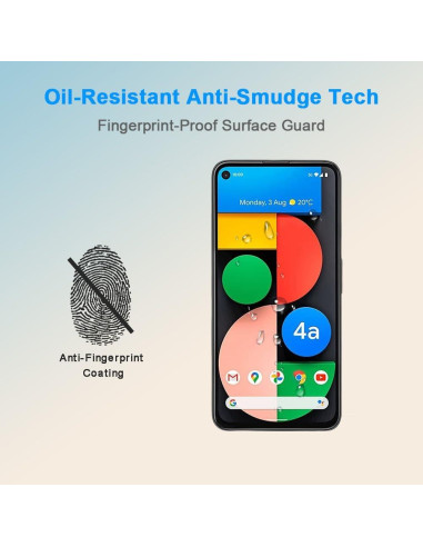 Protector de Pantalla Vidrio Templado ZYHKJYL para Google Pixel 4A 5G