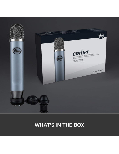 Micrófono de condensador Blue Ember XLR cardioide 0.38 kg