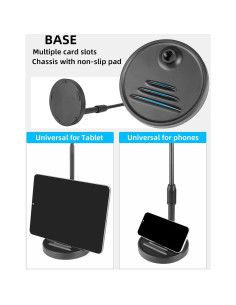 Soporte de Micrófono de Escritorio Mr.Power con Filtro Antipop 2