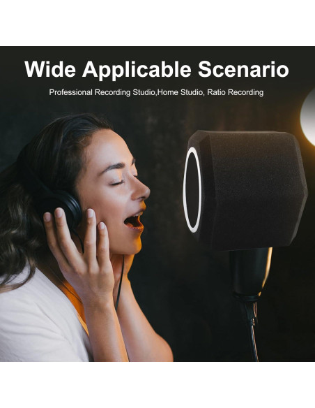 Bola de Aislamiento de Micrófono Marisflo con Filtro Antipop