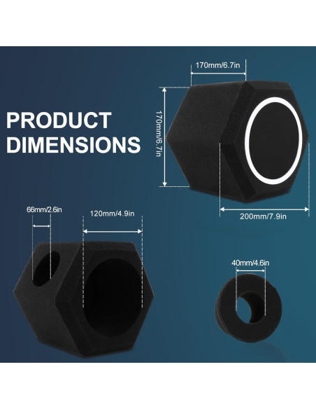 Bola de Aislamiento de Micrófono Marisflo con Filtro Antipop