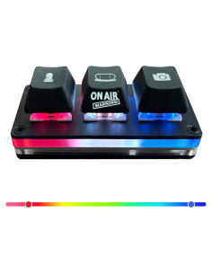 Micrófono USB On Air Warning OAW-MS001 con Botón de Silencio