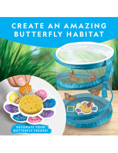 Kit de Crecimiento de Mariposas y Captura de Insectos National Geographic 2