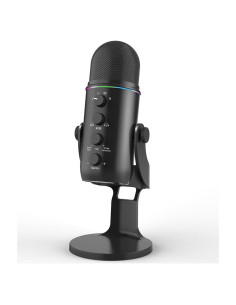 Micrófono de Condensador USB MAYBESTA WM117 - 4 Patrones RGB