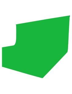 Fondo de Muselina Verde ISSUNTEX 1.8x2.7 m para Fotografía