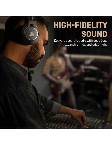 Kit de Micrófono Inalámbrico MAONO AI DM40 + Auriculares MH700