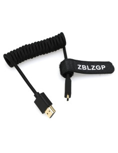 Cable HDMI 2.1 8K 48Gbps ZBLZGP Trenzado Negro 30cm