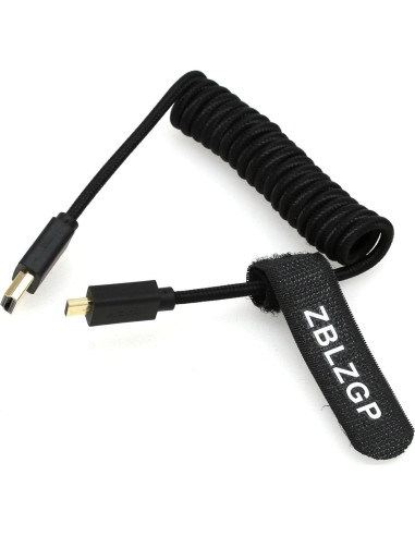 Cable HDMI 2.1 8K 48Gbps ZBLZGP Trenzado Negro 30cm